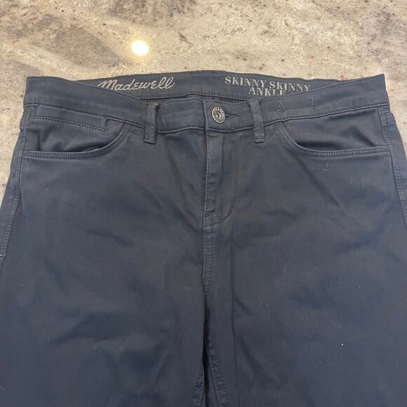 Madewell Skinny Skinny Ankle Black Jeans 29 - Picture 3 of 7